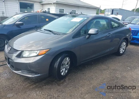 2012 Honda Civic Lx из США, поврежденный, VIN 2HGFG3B55CH509230